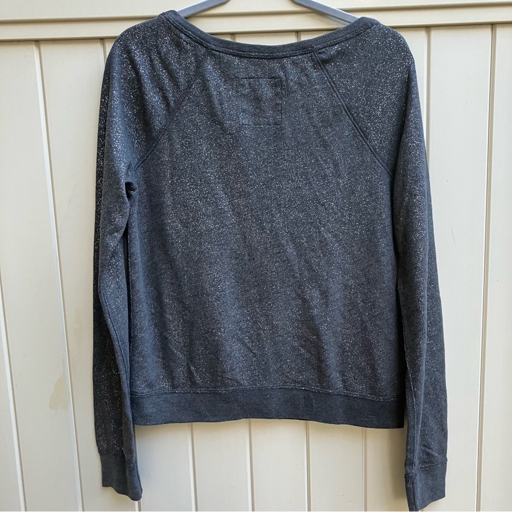 Hollister metallic gray sweater medium NWT - Picture 6 of 8